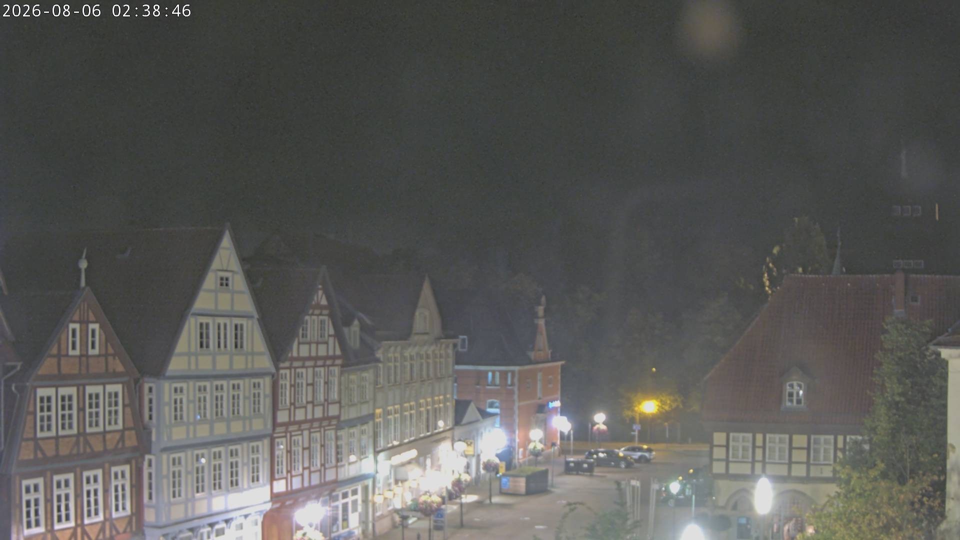 Archiv Foto Webcam Celle: Altes Rathaus und Stechbahn