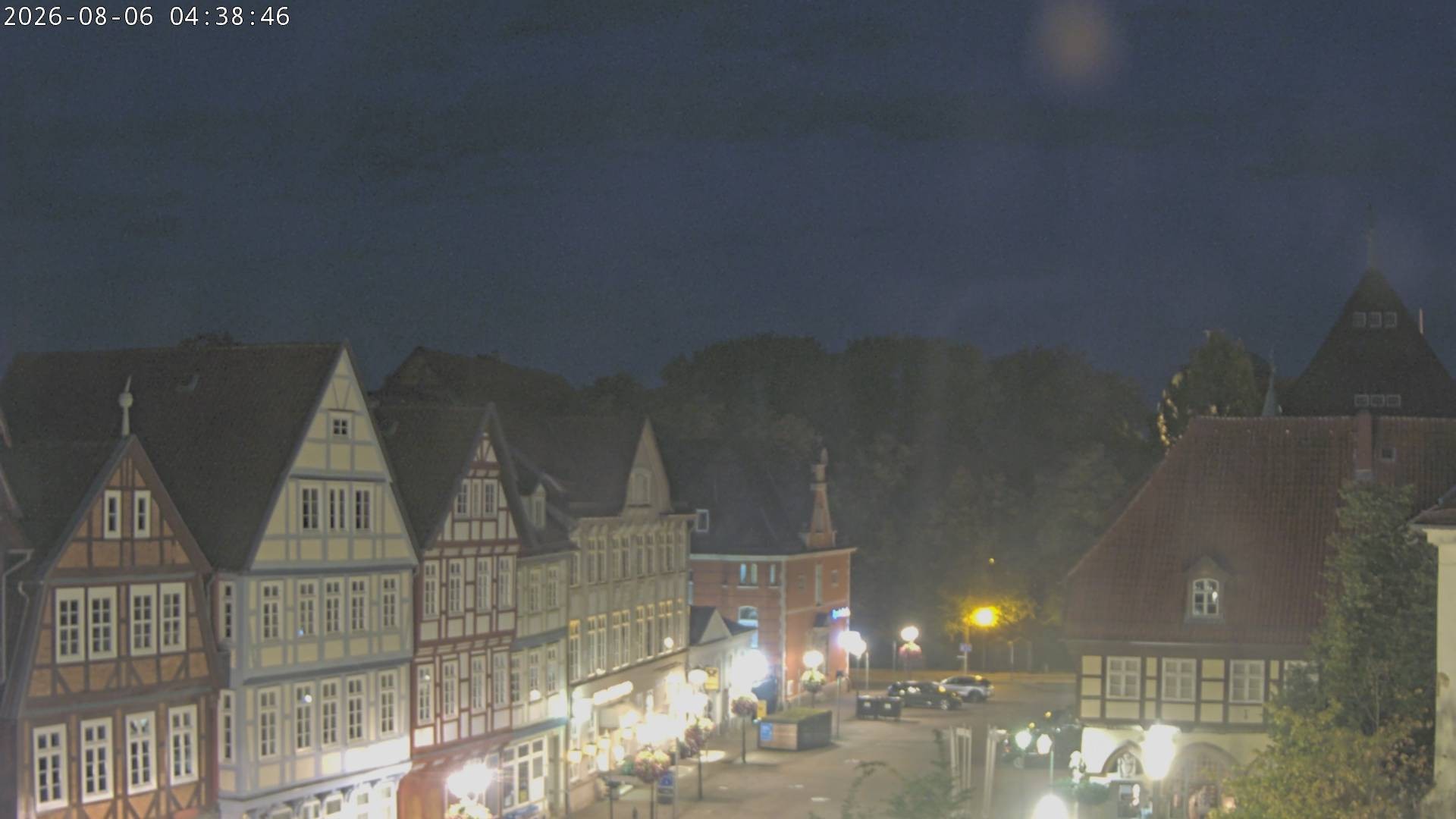Archiv Foto Webcam Celle: Altes Rathaus und Stechbahn