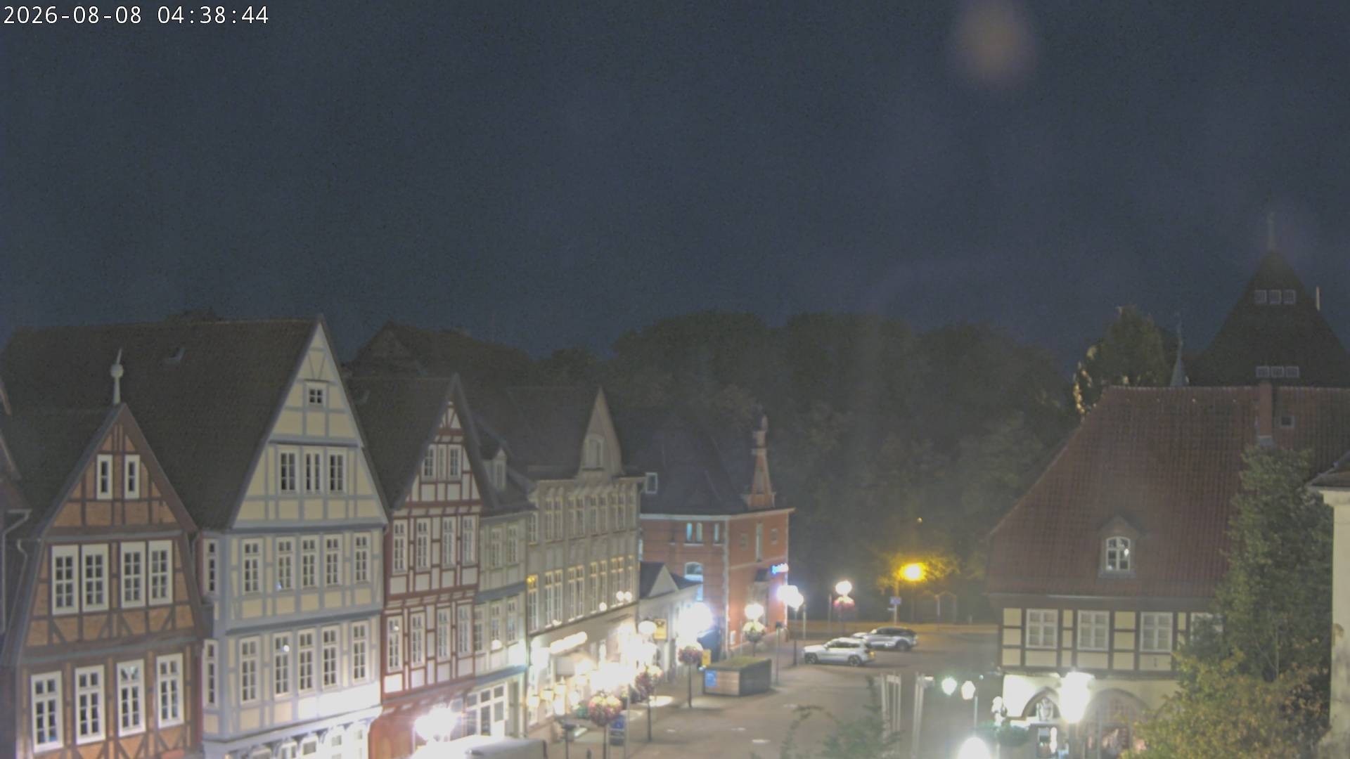 Archiv Foto Webcam Celle: Altes Rathaus und Stechbahn