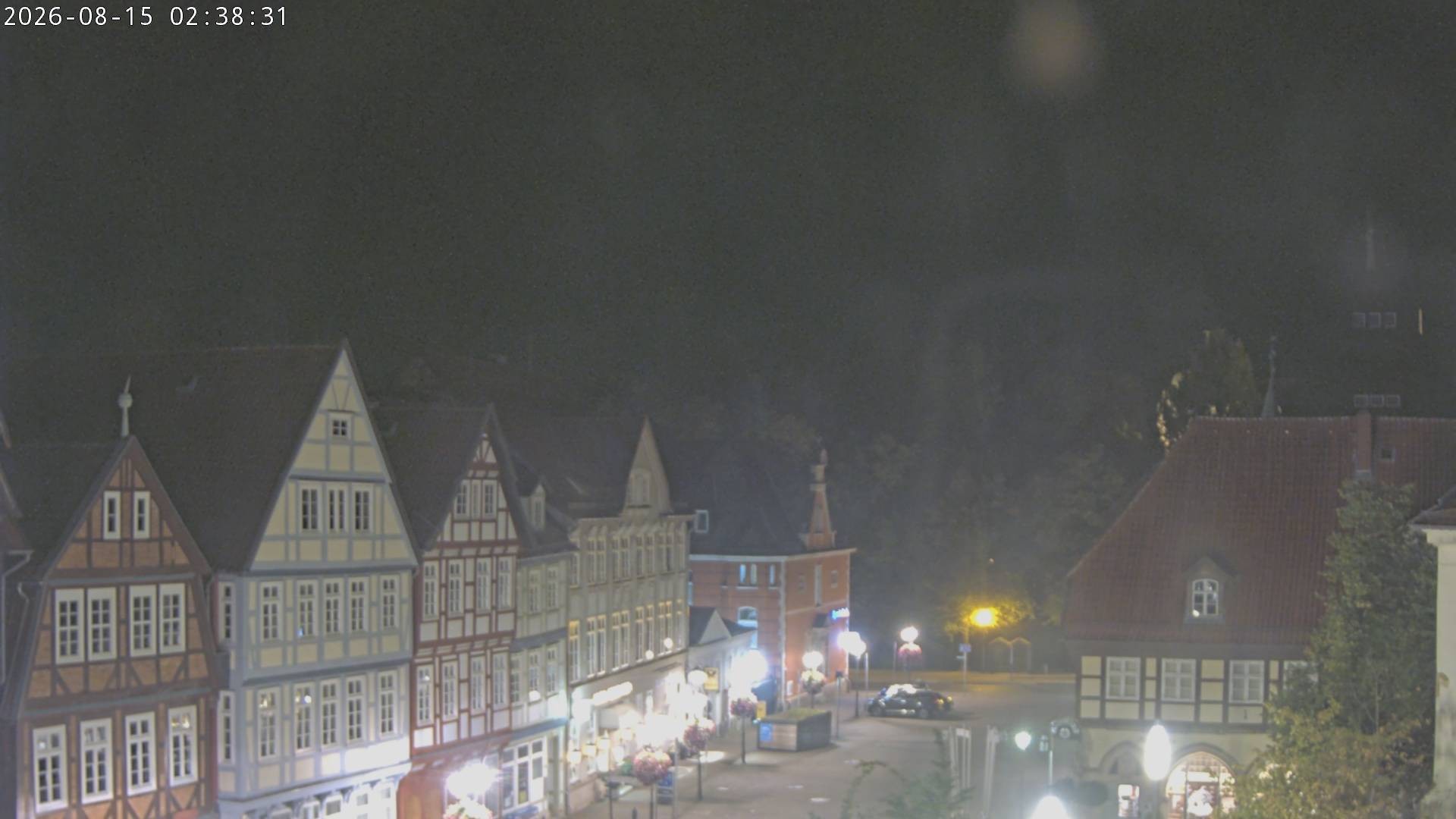 Archiv Foto Webcam Celle: Altes Rathaus und Stechbahn