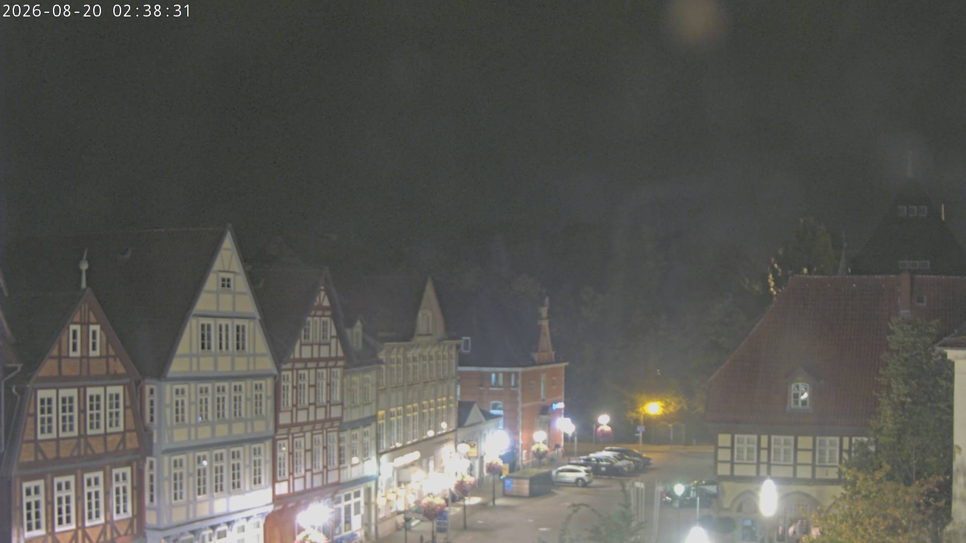 Archiv Foto Webcam Celle: Altes Rathaus und Stechbahn