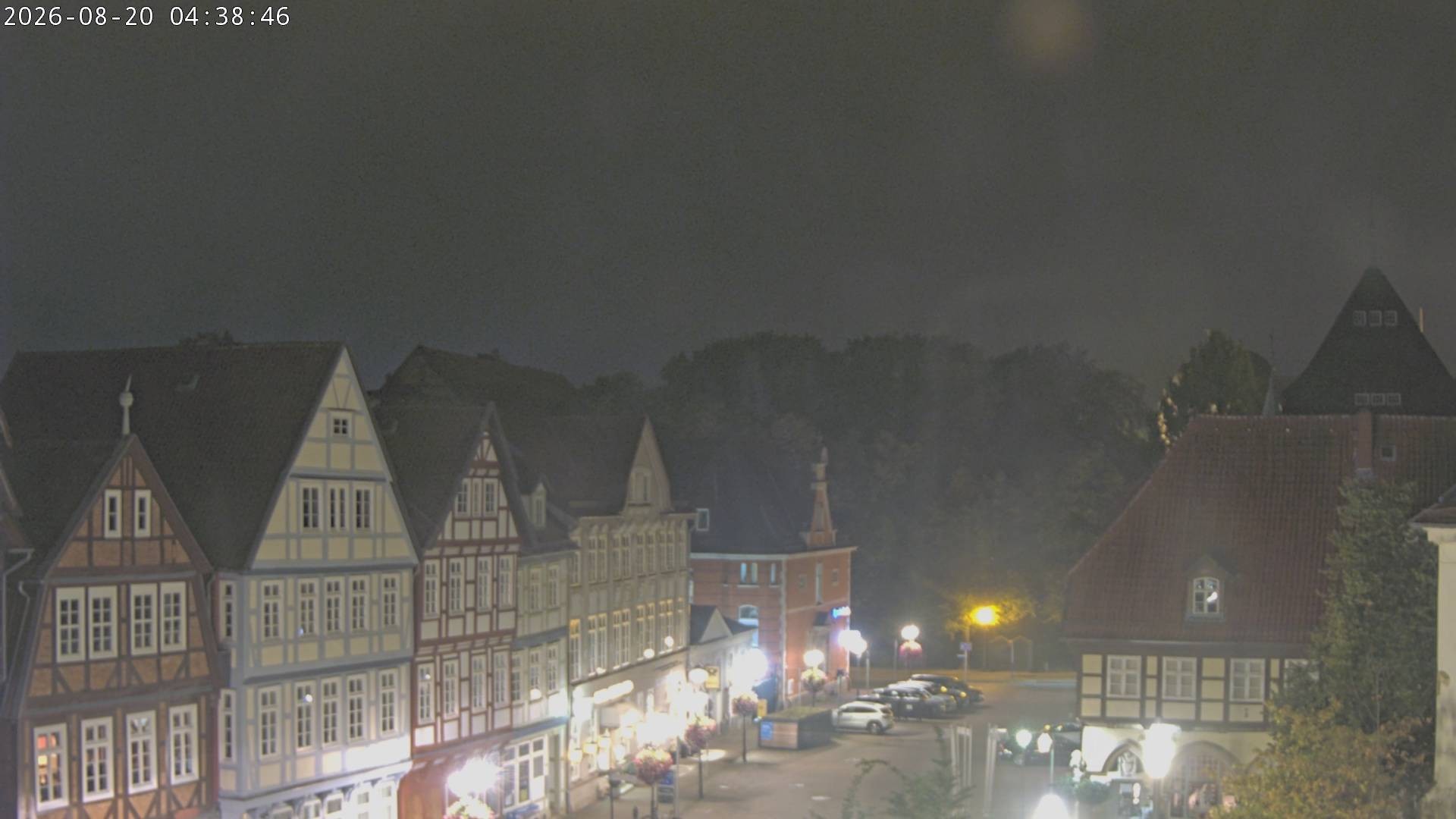 Archiv Foto Webcam Celle: Altes Rathaus und Stechbahn