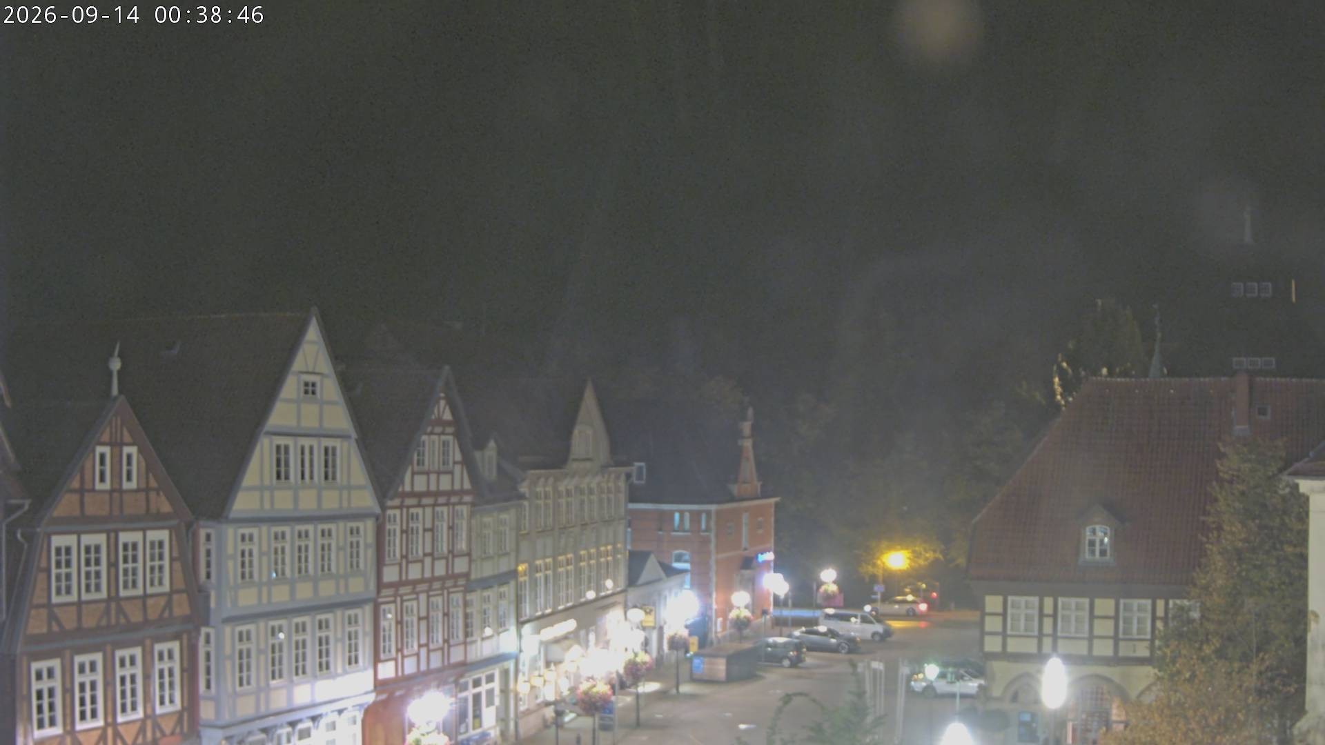 Archiv Foto Webcam Celle: Altes Rathaus und Stechbahn