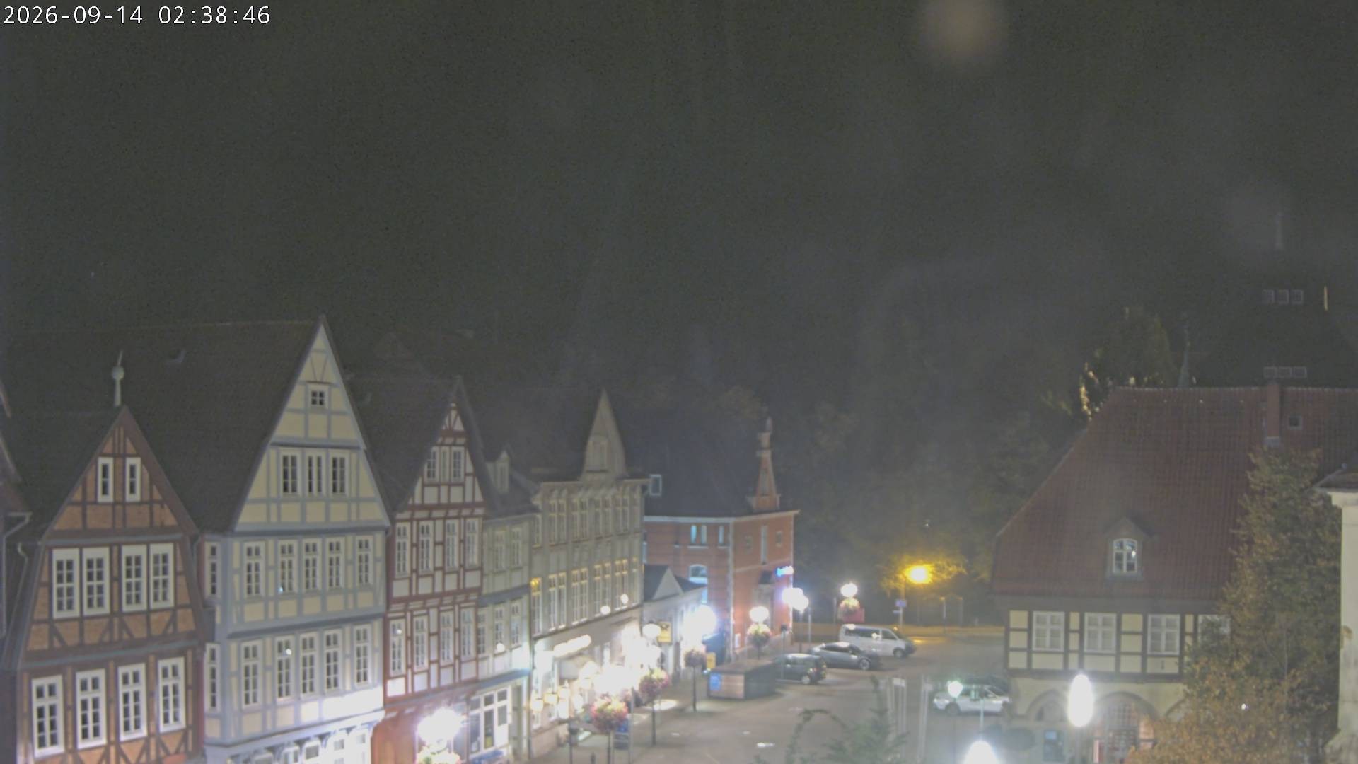 Archiv Foto Webcam Celle: Altes Rathaus und Stechbahn
