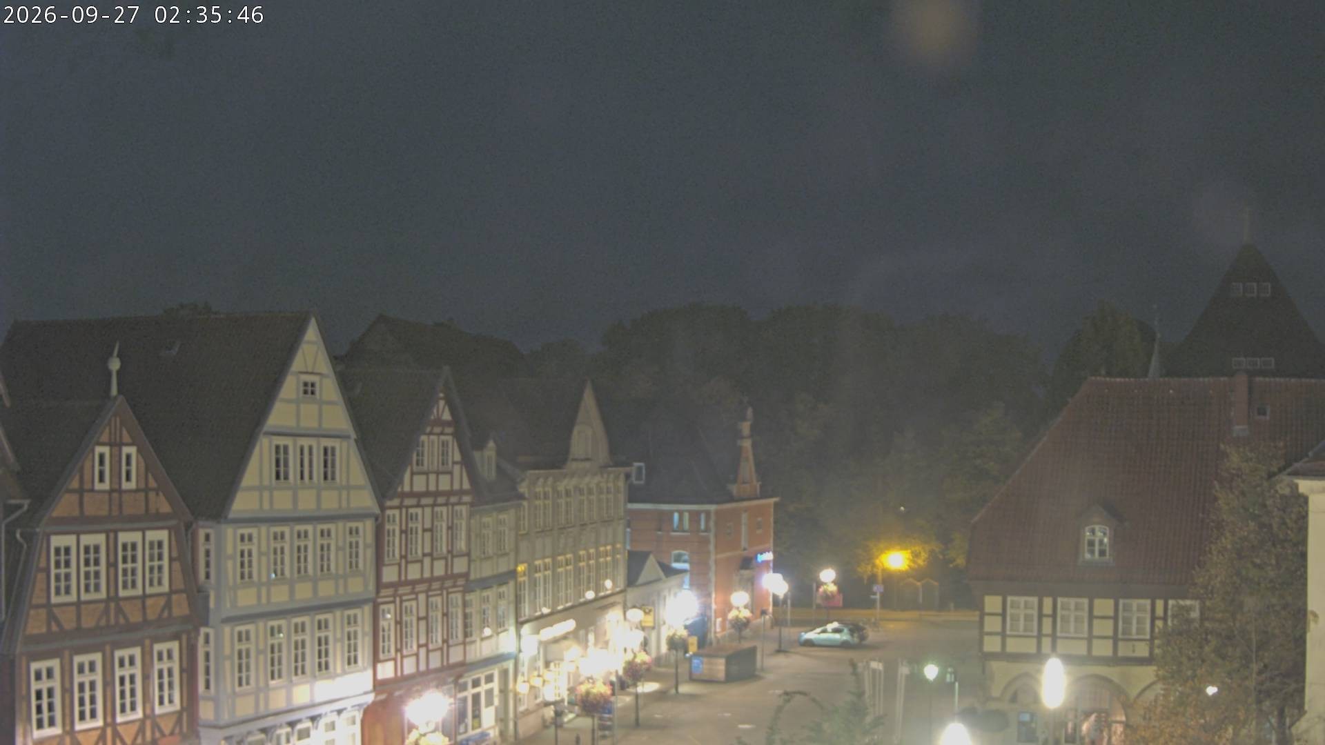 Archiv Foto Webcam Celle: Altes Rathaus und Stechbahn