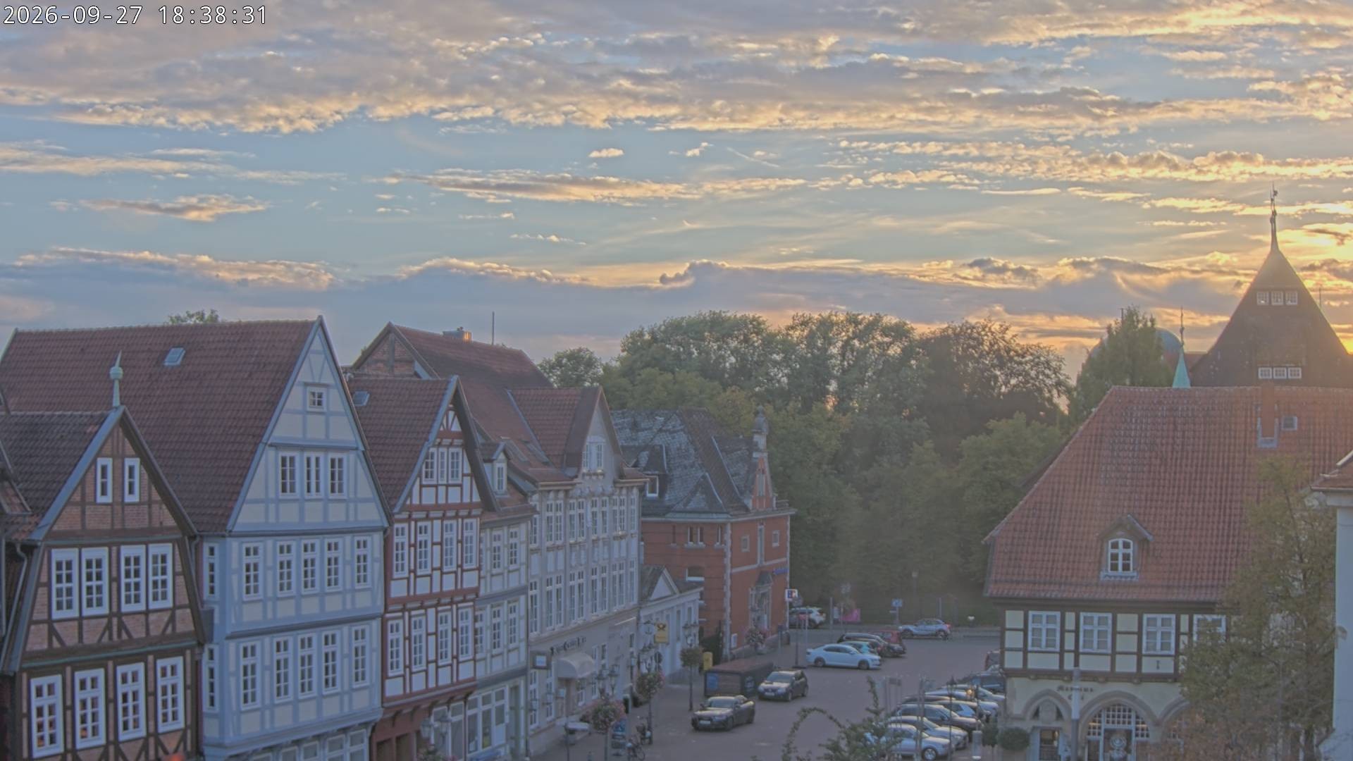 Archiv Foto Webcam Celle: Altes Rathaus und Stechbahn