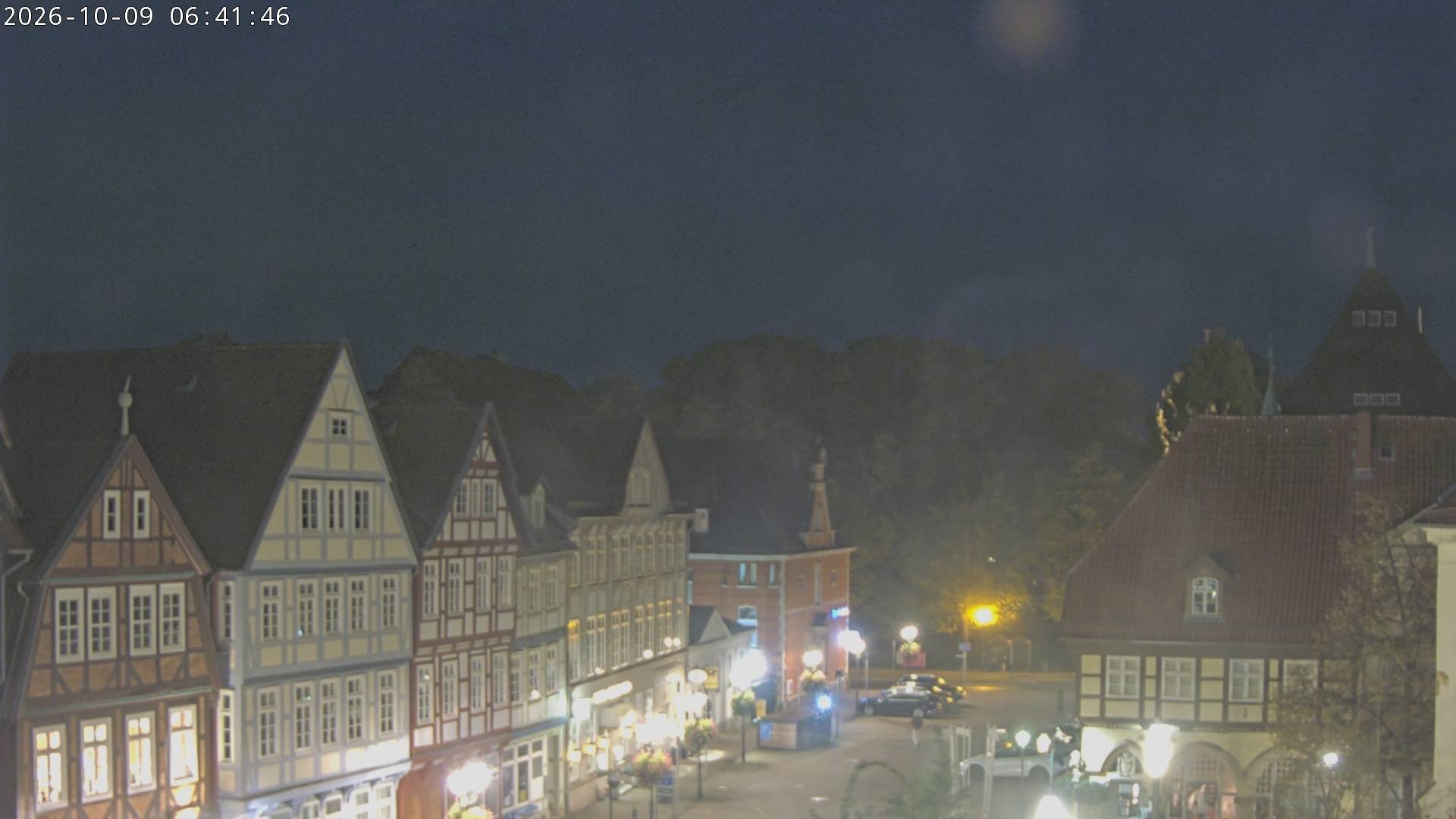 Archiv Foto Webcam Celle: Altes Rathaus und Stechbahn