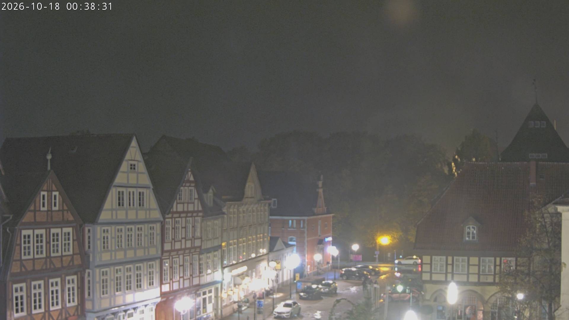 Archiv Foto Webcam Celle: Altes Rathaus und Stechbahn