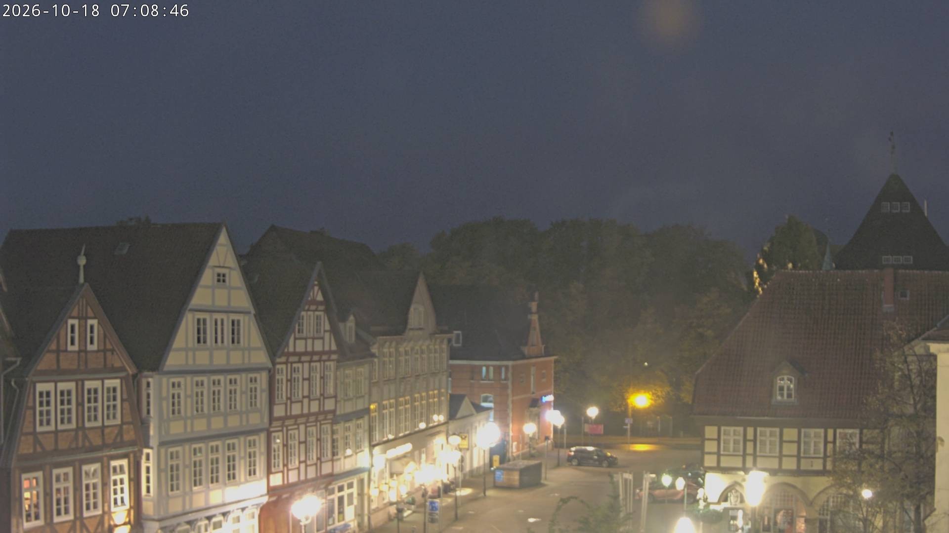 Archiv Foto Webcam Celle: Altes Rathaus und Stechbahn