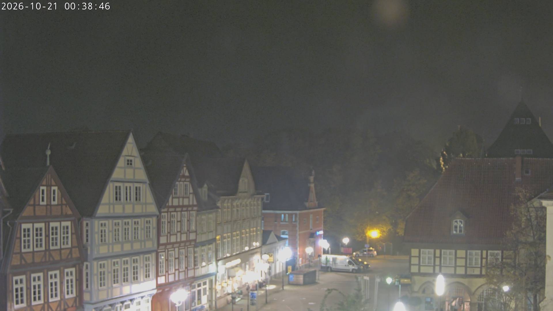 Archiv Foto Webcam Celle: Altes Rathaus und Stechbahn