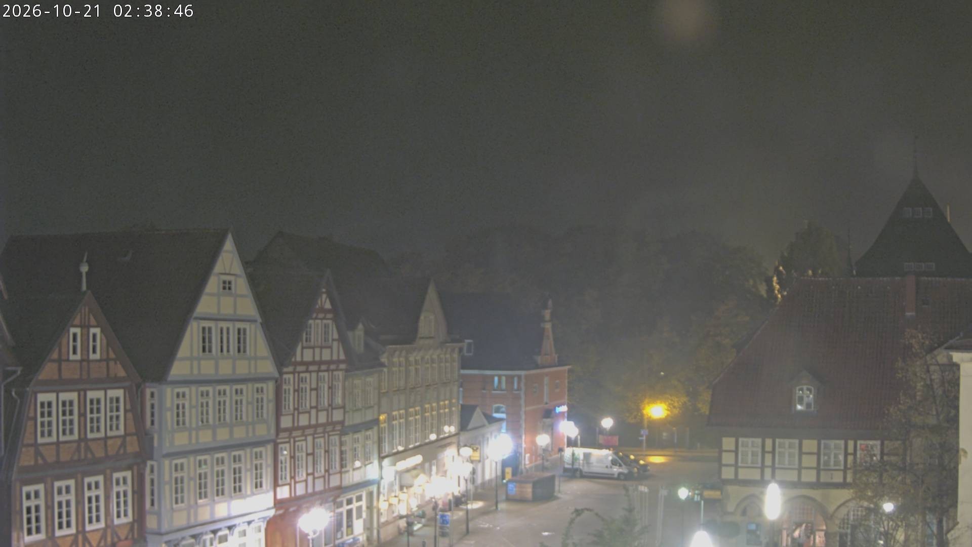 Archiv Foto Webcam Celle: Altes Rathaus und Stechbahn