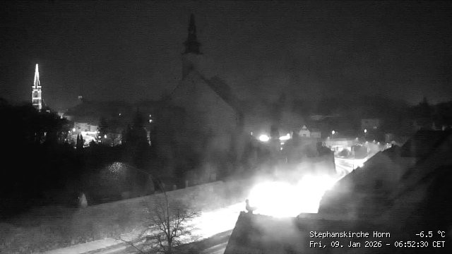 Archiv Foto Webcam Stephanskirche in Horn - Niederösterreich