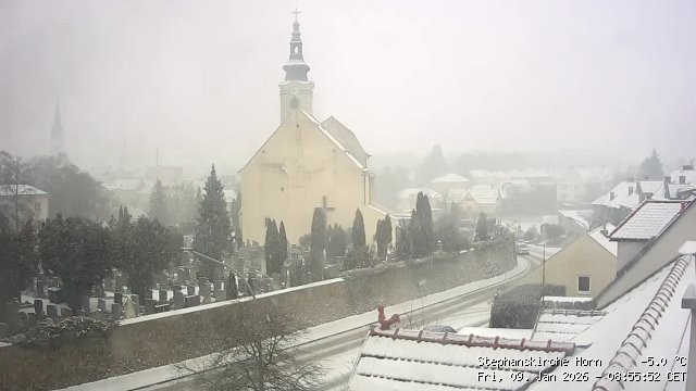 Archiv Foto Webcam Stephanskirche in Horn - Niederösterreich