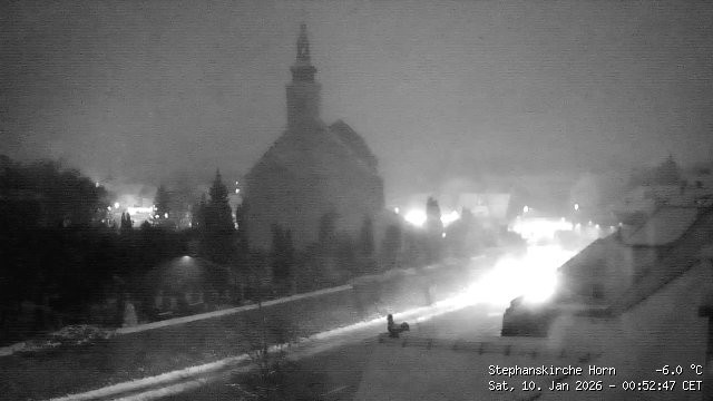 Archiv Foto Webcam Stephanskirche in Horn - Niederösterreich