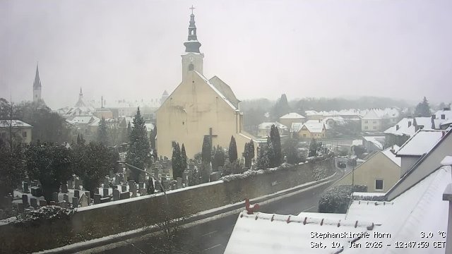 Archiv Foto Webcam Stephanskirche in Horn - Niederösterreich