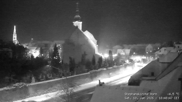 Archiv Foto Webcam Stephanskirche in Horn - Niederösterreich