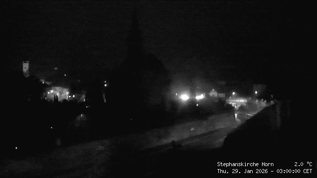 Archived image Webcam St Stephan's Church in Horn (Lower Austria)