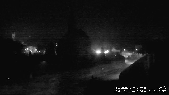 Archiv Foto Webcam Stephanskirche in Horn - Niederösterreich
