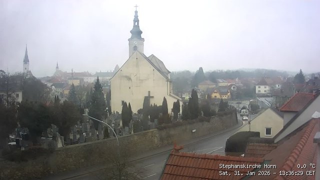 Archiv Foto Webcam Stephanskirche in Horn - Niederösterreich