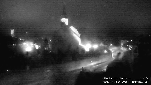 Archiv Foto Webcam Stephanskirche in Horn - Niederösterreich