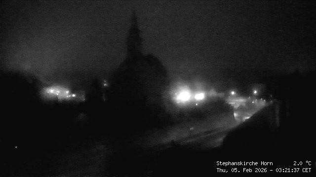 Archiv Foto Webcam Stephanskirche in Horn - Niederösterreich