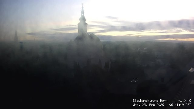 Archiv Foto Webcam Stephanskirche in Horn - Niederösterreich
