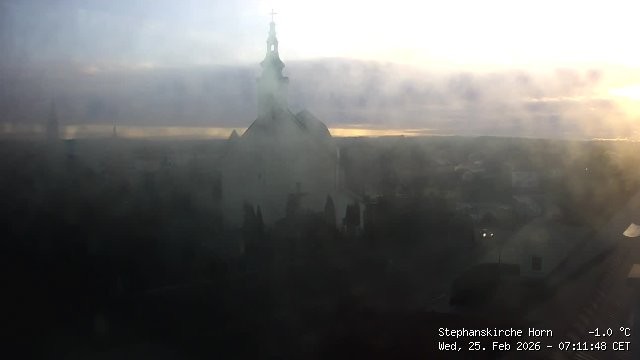 Archiv Foto Webcam Stephanskirche in Horn - Niederösterreich