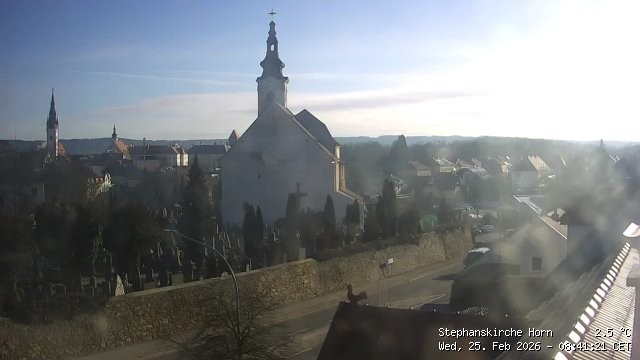 Archiv Foto Webcam Stephanskirche in Horn - Niederösterreich