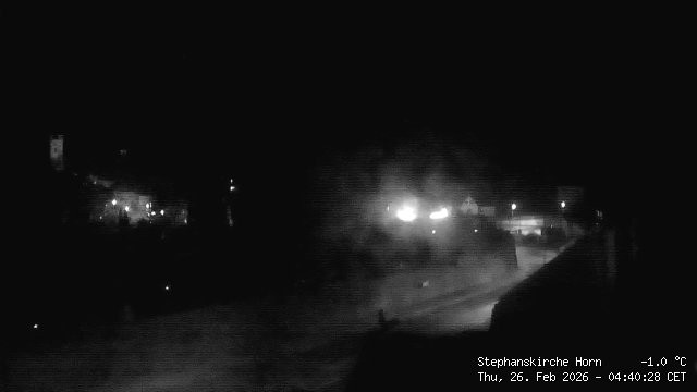 Archived image Webcam St Stephan's Church in Horn (Lower Austria)
