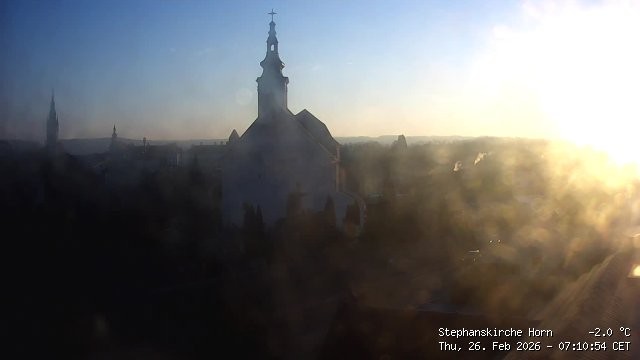 Archived image Webcam St Stephan's Church in Horn (Lower Austria)