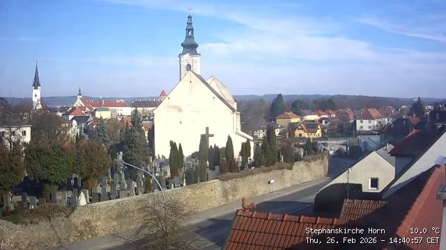 Archived image Webcam St Stephan's Church in Horn (Lower Austria)