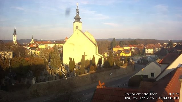 Archived image Webcam St Stephan's Church in Horn (Lower Austria)
