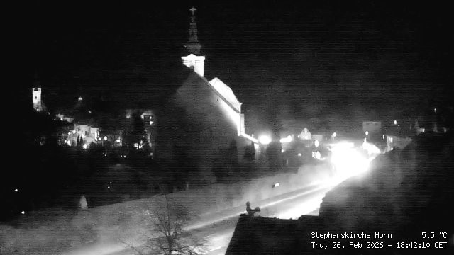 Archived image Webcam St Stephan's Church in Horn (Lower Austria)
