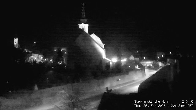Archived image Webcam St Stephan's Church in Horn (Lower Austria)