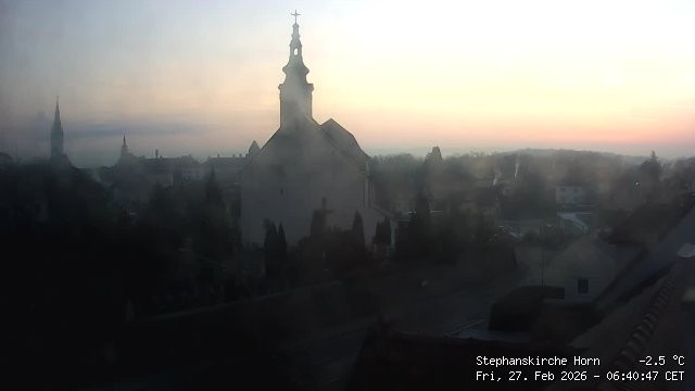 Archived image Webcam St Stephan's Church in Horn (Lower Austria)
