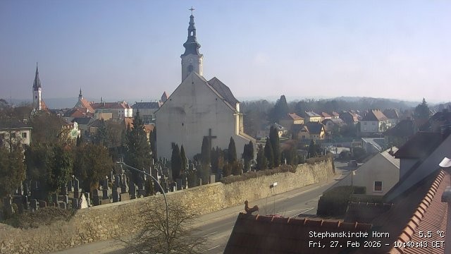 Archived image Webcam St Stephan's Church in Horn (Lower Austria)