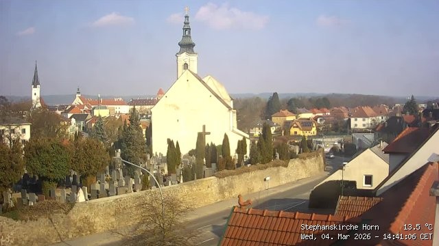 Archived image Webcam St Stephan's Church in Horn (Lower Austria)