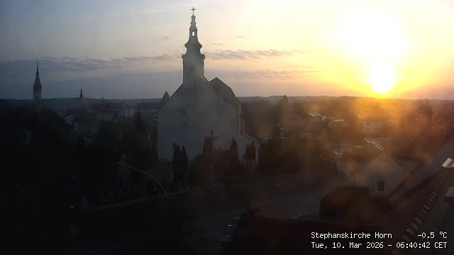 Archiv Foto Webcam Stephanskirche in Horn - Niederösterreich