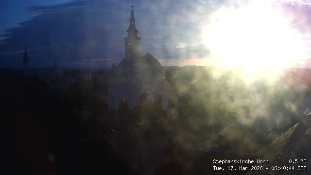 Archiv Foto Webcam Stephanskirche in Horn - Niederösterreich