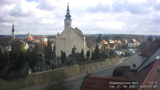 Archiv Foto Webcam Stephanskirche in Horn - Niederösterreich