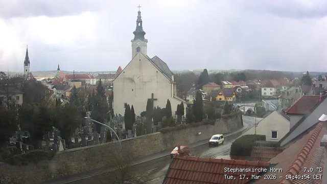 Archiv Foto Webcam Stephanskirche in Horn - Niederösterreich
