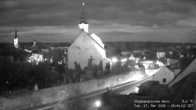 Archiv Foto Webcam Stephanskirche in Horn - Niederösterreich