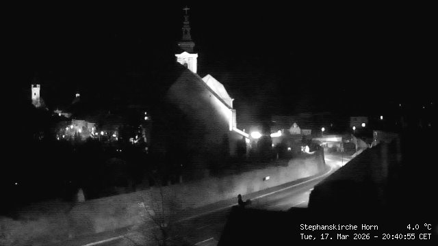 Archiv Foto Webcam Stephanskirche in Horn - Niederösterreich
