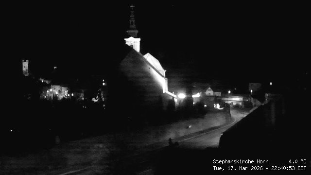Archiv Foto Webcam Stephanskirche in Horn - Niederösterreich