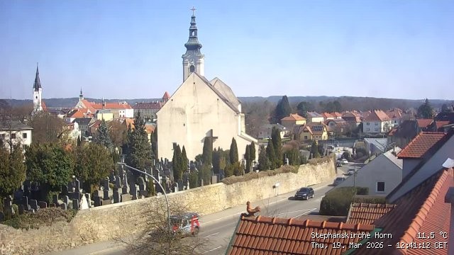 Archiv Foto Webcam Stephanskirche in Horn - Niederösterreich