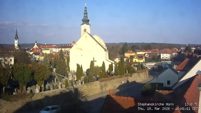 Archiv Foto Webcam Stephanskirche in Horn - Niederösterreich
