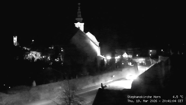 Archiv Foto Webcam Stephanskirche in Horn - Niederösterreich