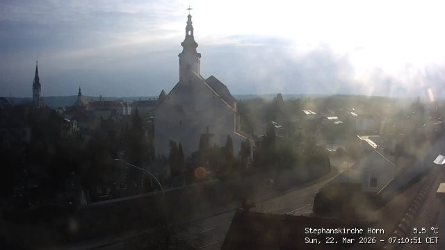 Archived image Webcam St Stephan's Church in Horn (Lower Austria)