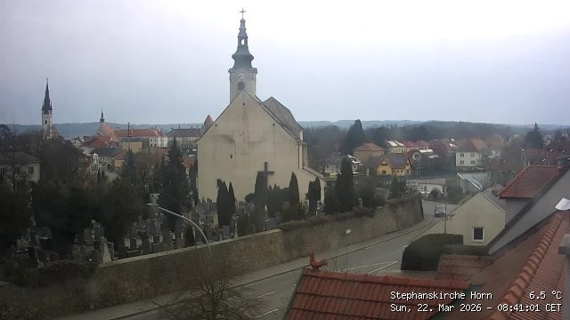 Archived image Webcam St Stephan's Church in Horn (Lower Austria)