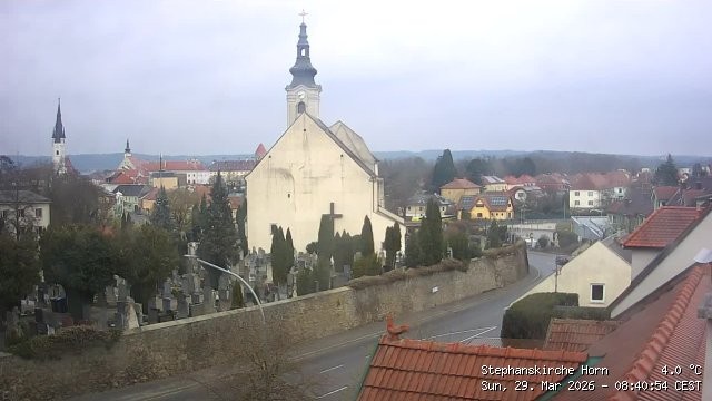 Archiv Foto Webcam Stephanskirche in Horn - Niederösterreich